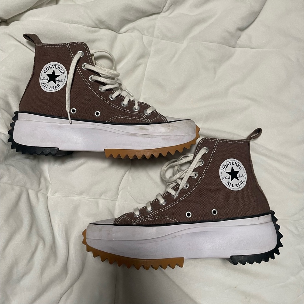 Brown High Top Converse